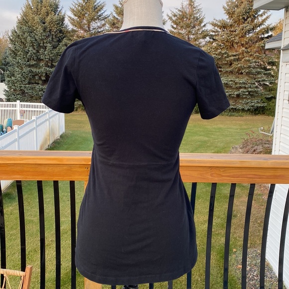 Burberry Black V-Neck Top - Picture 4 of 9